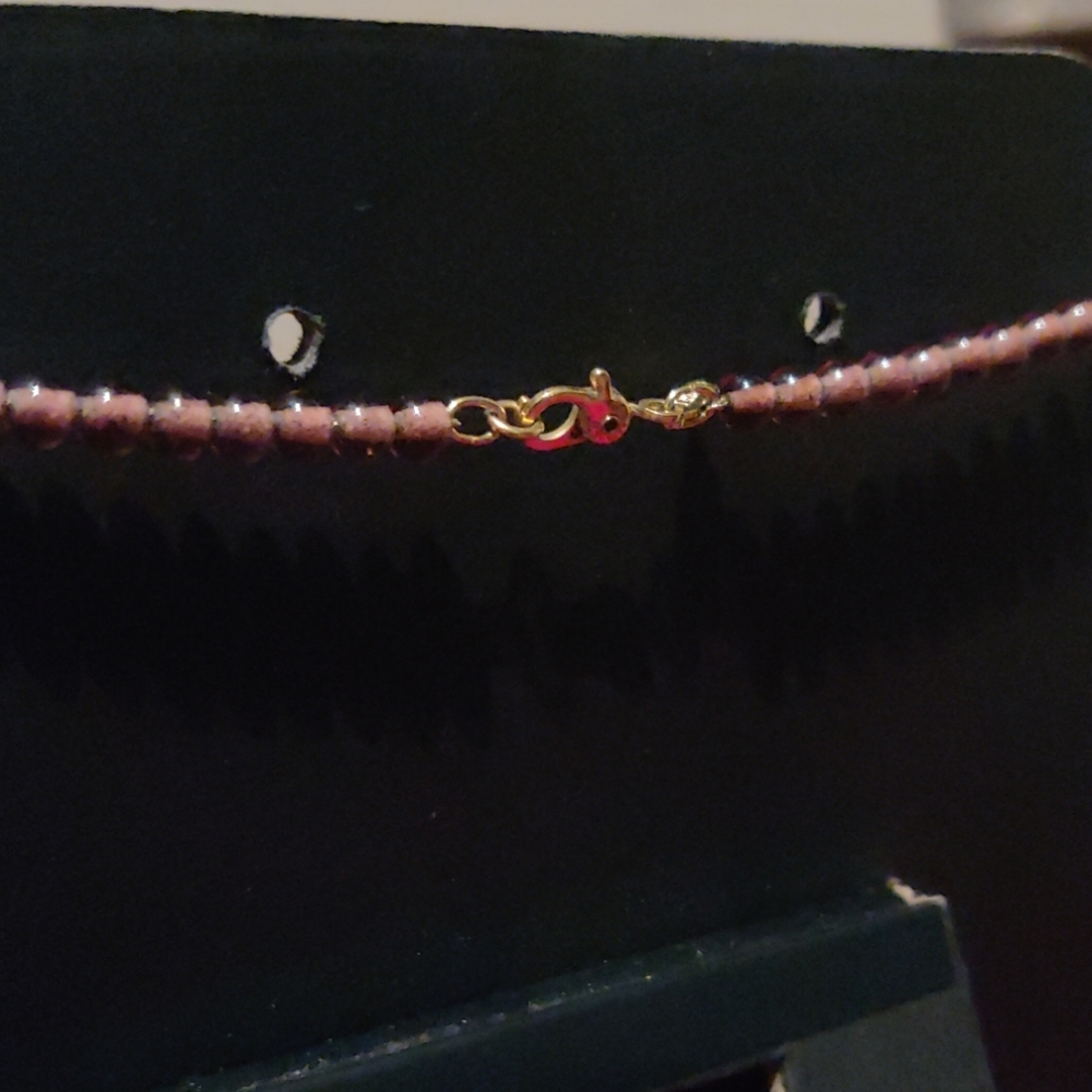 Monet Flower Necklace - Picture 2 of 8